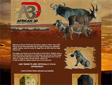 Tablet Screenshot of african3d.co.za